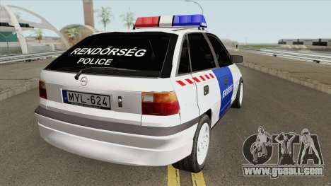 Opel F Astra Classic (Hungarian Police) V2 for GTA San Andreas