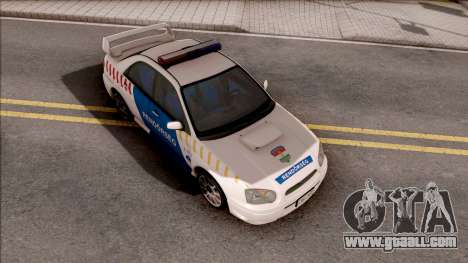 Subaru Impreza WRX STi 2004 Magyar Rendorseg for GTA San Andreas