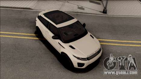 Land Rover Range Rover Evoque for GTA San Andreas