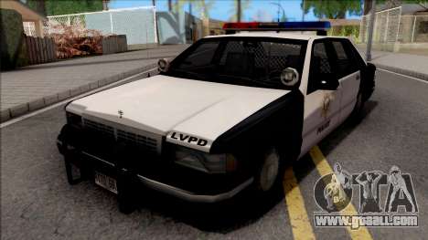 Сhevrolet Caprice 1992 Police LVPD SA Style for GTA San Andreas