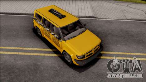 Saints Row IV Steer Taxi for GTA San Andreas