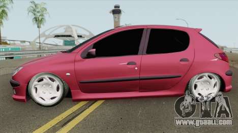 Peugeot 206 V4 for GTA San Andreas