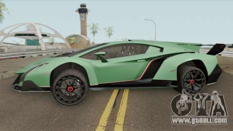 Lamborghini Veneno HQ 2013 for GTA San Andreas