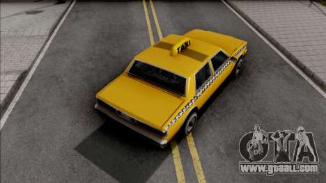 Declasse Taxi 1987 for GTA San Andreas