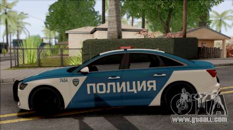 Audi A6 C8 2019 Russian Police for GTA San Andreas