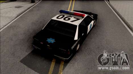 Chevrolet Caprice 1992 Police SFPD SA Style for GTA San Andreas