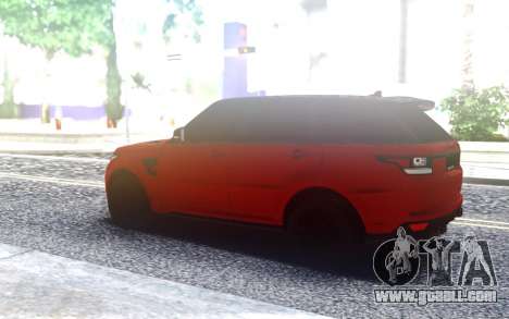 Range Rover Sport SVR for GTA San Andreas