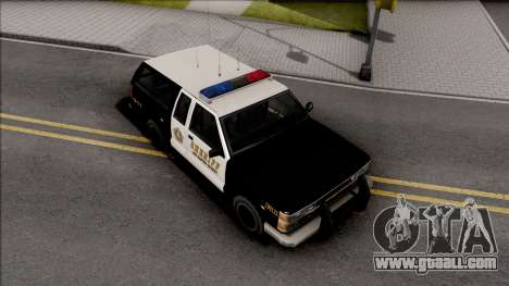 Chevrolet Silverado Police SA Style for GTA San Andreas