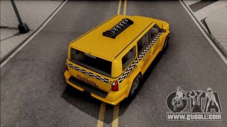 Saints Row IV Steer Taxi IVF for GTA San Andreas