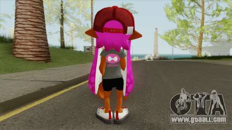 Inkling Girl Pink V1 (Splatoon) for GTA San Andreas