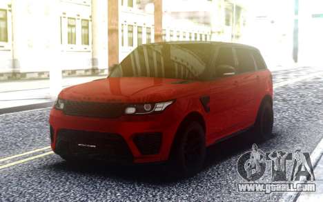 Range Rover Sport SVR for GTA San Andreas