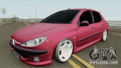 Peugeot 206 V4 for GTA San Andreas