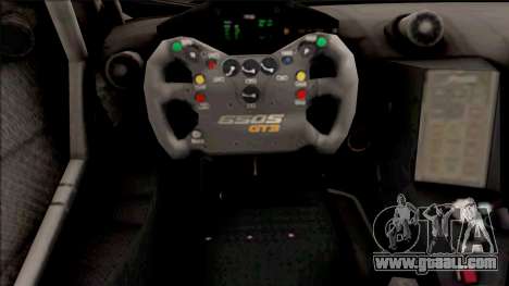 McLaren 650S GT3 2015 Paint Job Preset 1 for GTA San Andreas