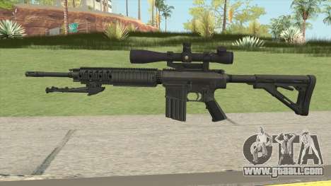 KAC SR-25 Semi Automatic Sniper Rifle for GTA San Andreas