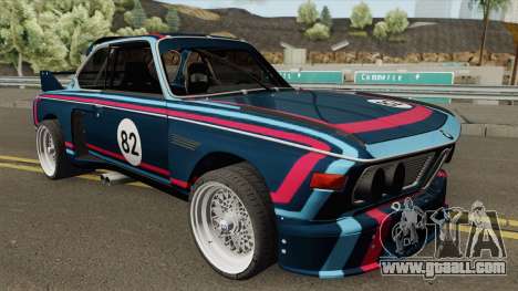 BMW 3.0 CSL 1975 (Blue) for GTA San Andreas