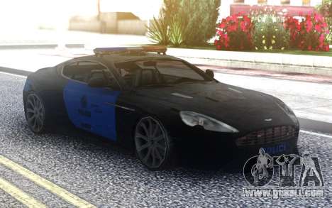 Aston Martin DB9 2013 LAPD for GTA San Andreas