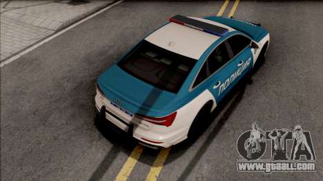 Audi A6 C8 2019 Russian Police for GTA San Andreas