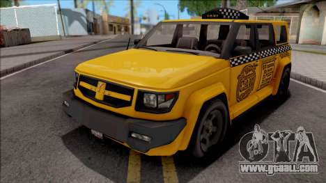 Saints Row IV Steer Taxi for GTA San Andreas