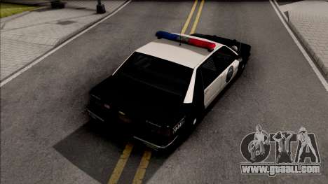 Chevrolet Caprice 1992 Police LSPD SA Style for GTA San Andreas