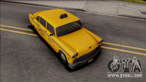 GTA III Declasse Cabbie SA Style for GTA San Andreas