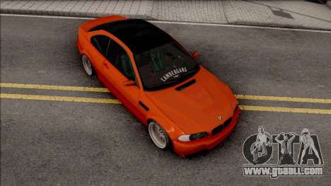 BMW 3-er E46 2000 Stance by Hazzard Garage for GTA San Andreas