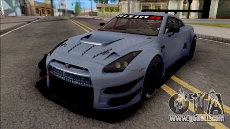 Nissan GT-R Nismo GT3 2014 Paint Job Preset 2 for GTA San Andreas