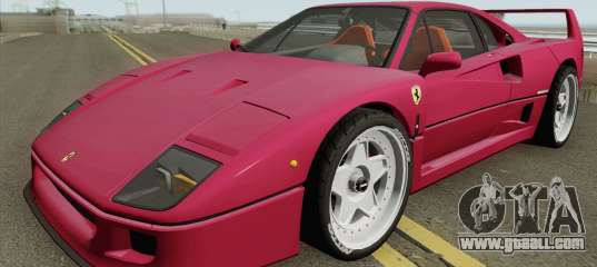 Ferrari F40 1987 HQ for GTA San Andreas