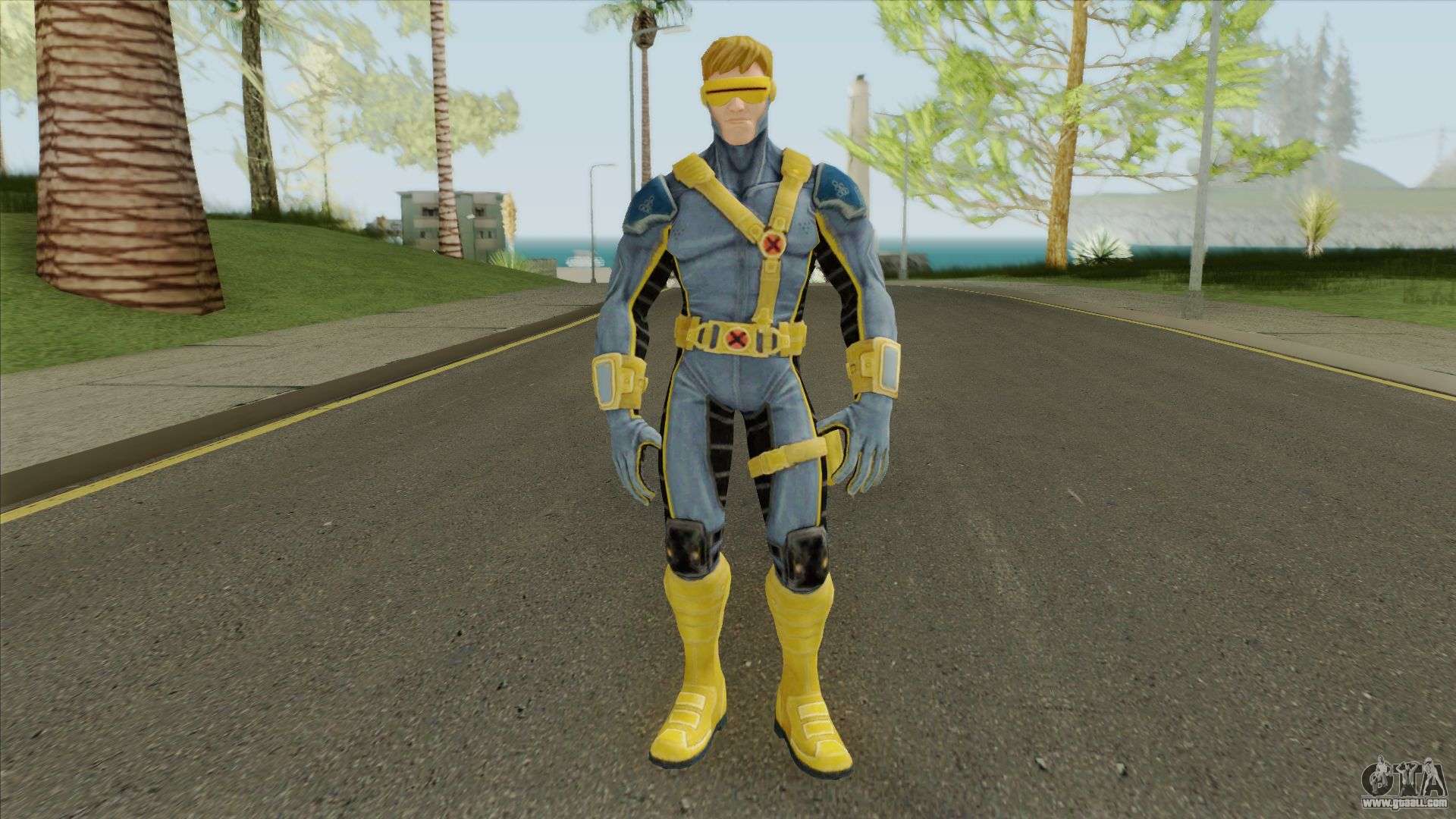 Download Cyclops from Marvel Strike Force for GTA San Andreas (iOS, Android)