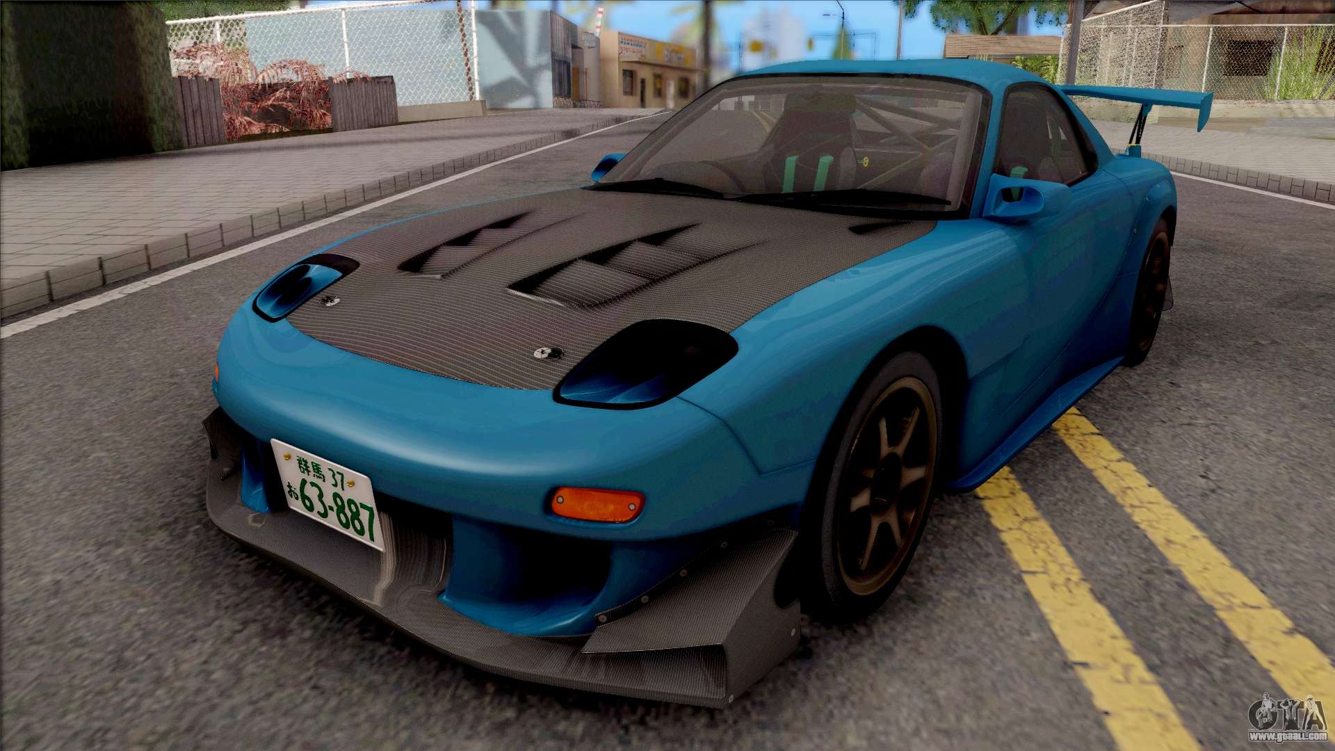 Mazda Efini Rx 7 Fd3s Initial D Fifth Stage For Gta San Andreas