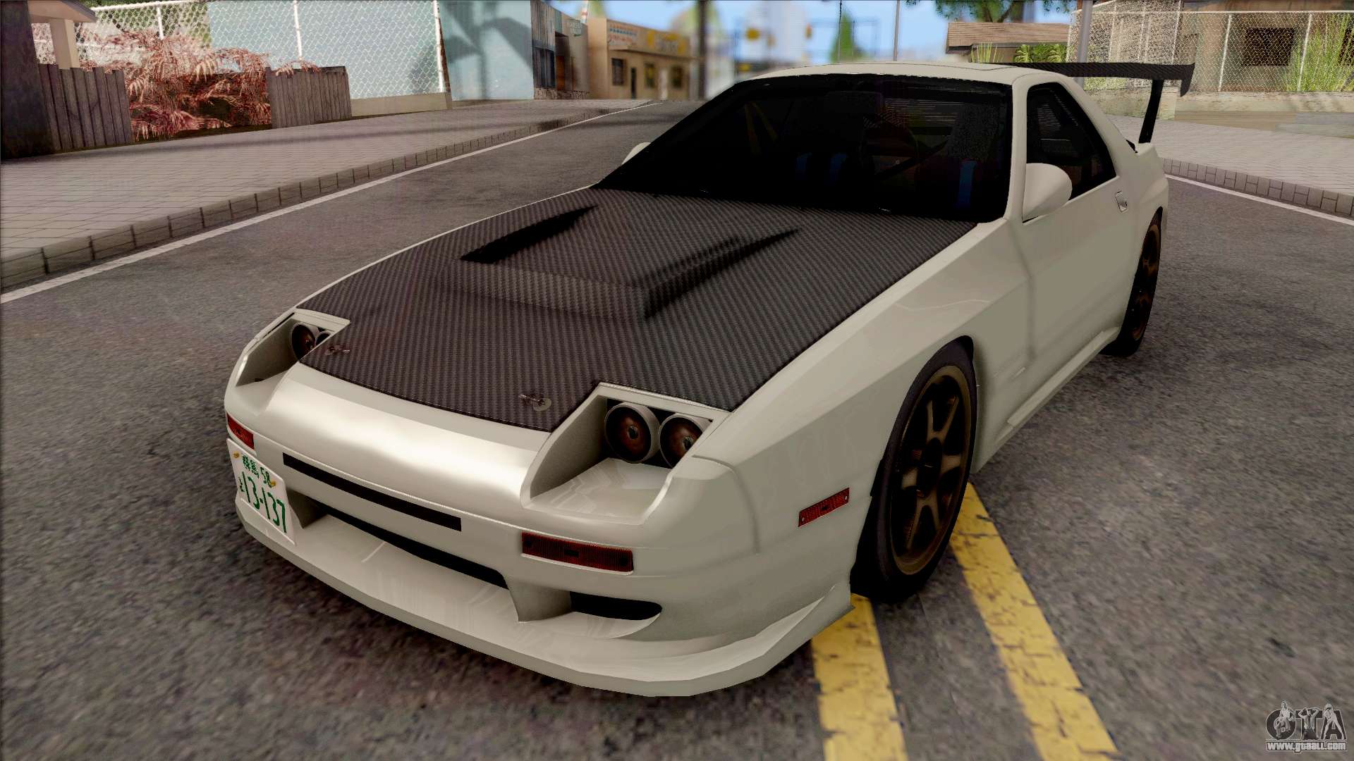Mazda Rx 7 Fc3s Initial D Fifth Stage Ryosuke For Gta San Andreas