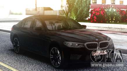 BMW M5 F90 Black Sedan for GTA San Andreas