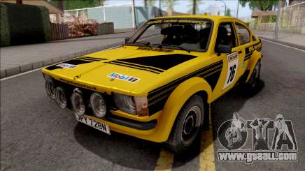 Opel Kadett C GTE Rally 1976 for GTA San Andreas