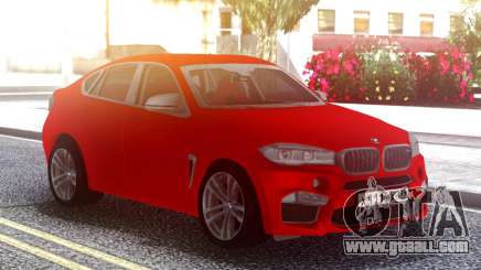 BMW X6M Original Red for GTA San Andreas