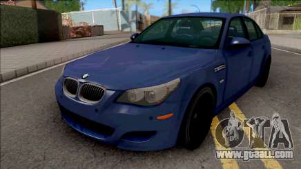 BMW M5 E60 2009 Blue for GTA San Andreas