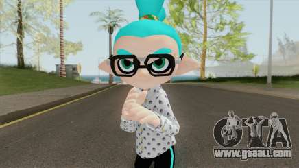 Inkling Boy Cyan (Splatoon) for GTA San Andreas