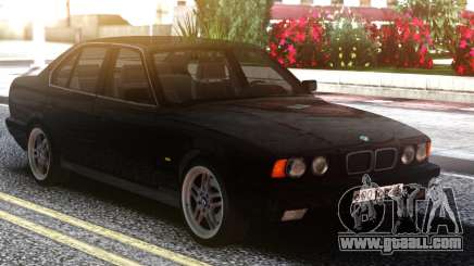 BMW E34 525 Classic Black Edition for GTA San Andreas
