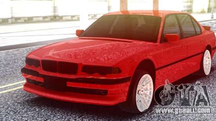 BMW 750IL Red for GTA San Andreas
