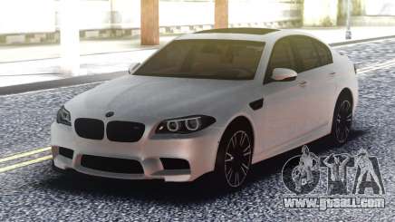 BMW M5 F10 Original White for GTA San Andreas