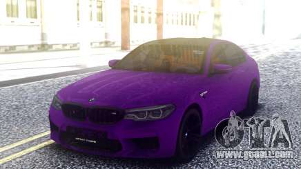 BMW M5 F90 Purple for GTA San Andreas