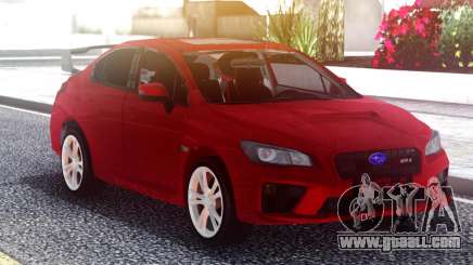 Subaru WRX 2015 Red Original for GTA San Andreas