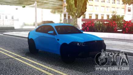 BMW M2 Coupe Blue for GTA San Andreas