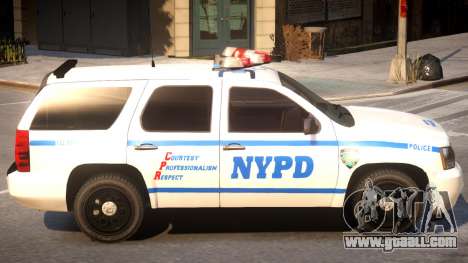 NYPD Chevrolet Tahoe for GTA 4