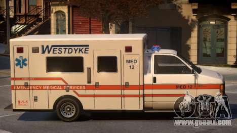 Ambulance Westdyke EMS for GTA 4