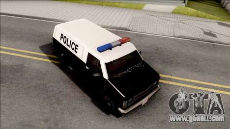 Declasse Burrito Police Van for GTA San Andreas