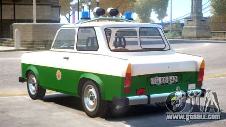 1981 Trabant Police for GTA 4
