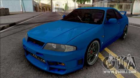 Nissan Skyline GT-R R33 for GTA San Andreas