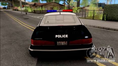 Ford Crown Victoria 1997 Hometown Police for GTA San Andreas