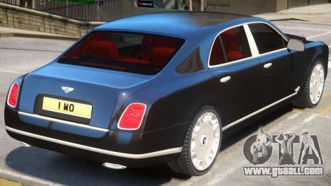 Bentley Mulsanne V1.1 for GTA 4
