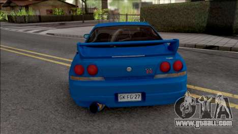 Nissan Skyline GT-R R33 for GTA San Andreas