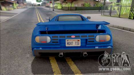 Bugatti EB110 SS (US-Spec) 1992 HQLM for GTA San Andreas